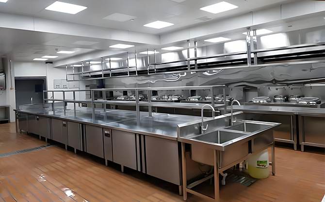 廚房設備安裝完畢圖片